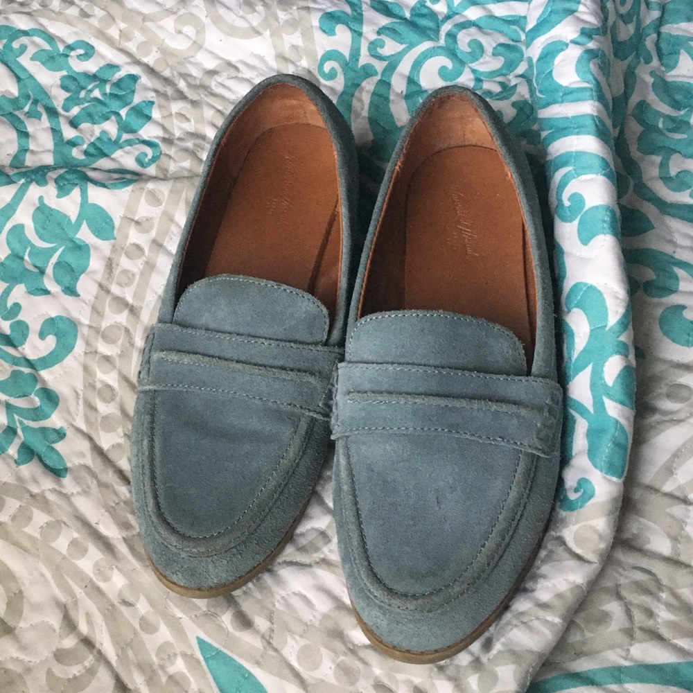 Blue Suede Universal Thread Loafers